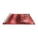 Industrial Red Washable Rugs