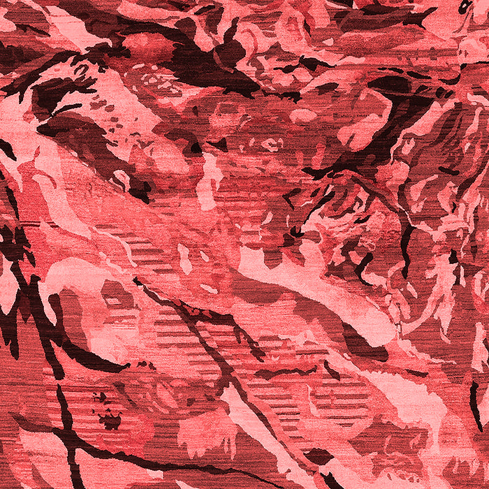 Machine Washable Oriental Red Industrial Rug, wshurb2828red