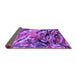 Sideview of Oriental Purple Industrial Rug, urb2828pur