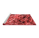 Industrial Red Washable Rugs