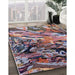 Machine Washable Industrial Modern Velvet Maroon Purple Rug in a Family Room, wshurb2828