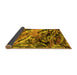 Sideview of Oriental Yellow Industrial Rug, urb2828yw