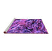 Sideview of Machine Washable Oriental Purple Industrial Area Rugs, wshurb2828pur