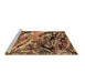 Sideview of Machine Washable Oriental Brown Industrial Rug, wshurb2828brn