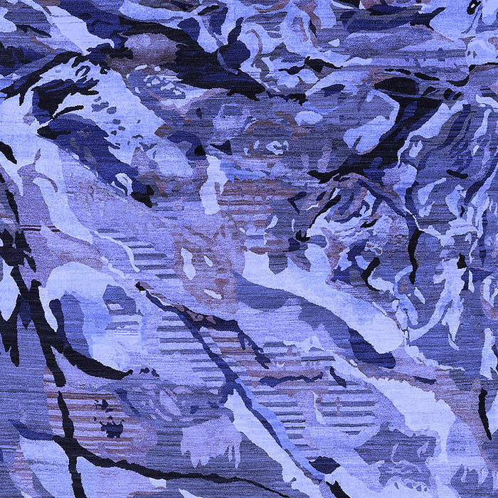 Oriental Blue Industrial Rug, urb2828blu