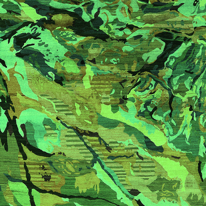 Oriental Green Industrial Rug, urb2828grn