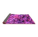 Sideview of Oriental Pink Industrial Rug, urb2828pnk