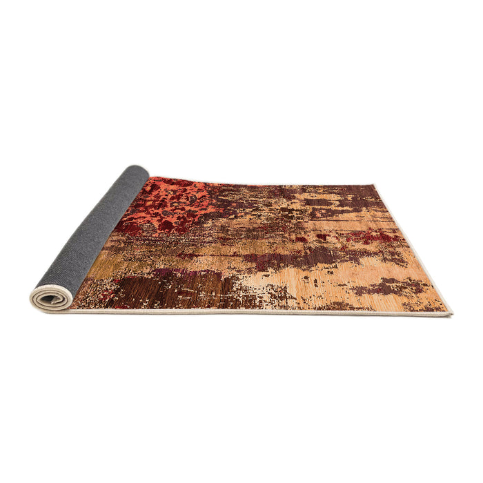 Sideview of Oriental Orange Industrial Rug, urb2829org