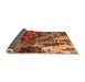 Sideview of Oriental Orange Industrial Rug, urb2829org