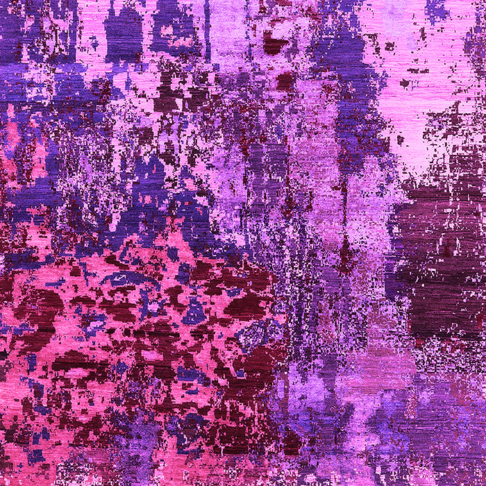 Machine Washable Oriental Pink Industrial Rug, wshurb2829pnk