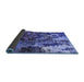 Sideview of Oriental Blue Industrial Rug, urb2829blu