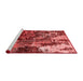 Industrial Red Washable Rugs