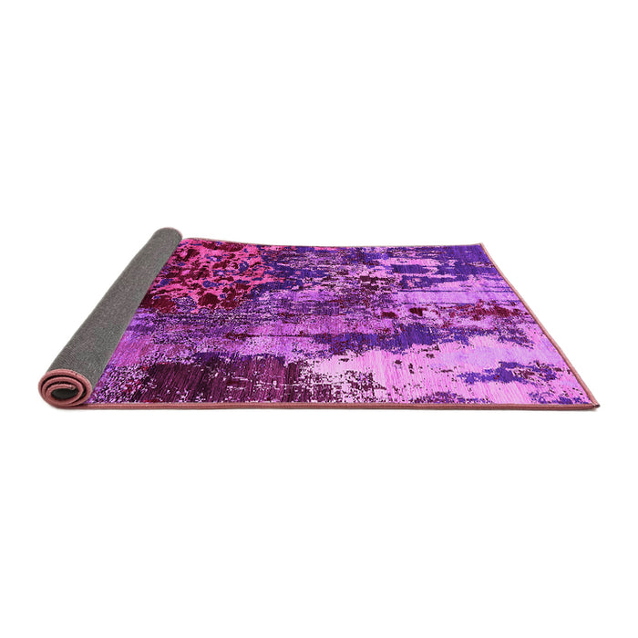 Sideview of Oriental Pink Industrial Rug, urb2829pnk