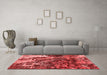 Industrial Red Washable Rugs