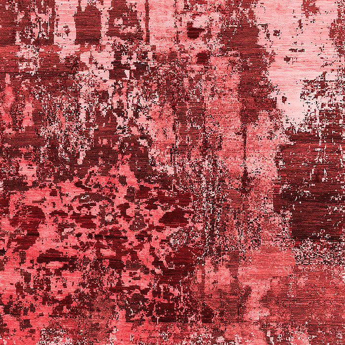 Machine Washable Oriental Red Industrial Rug, wshurb2829red