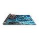 Sideview of Oriental Light Blue Industrial Rug, urb2829lblu