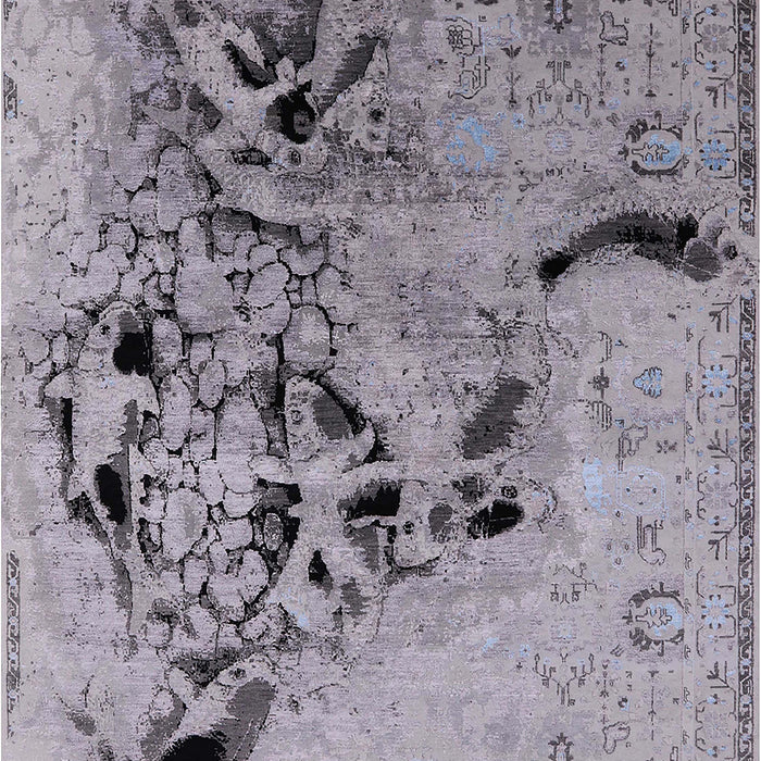 Mid-Century Modern Purple Oriental Rug, urb2830