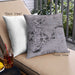 Front View of Mid-Century Modern Urban Square Viola Purple Throw Pillow, 18 inch by 18 inch, pwurb2830