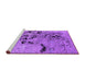 Sideview of Machine Washable Oriental Purple Industrial Area Rugs, wshurb2830pur