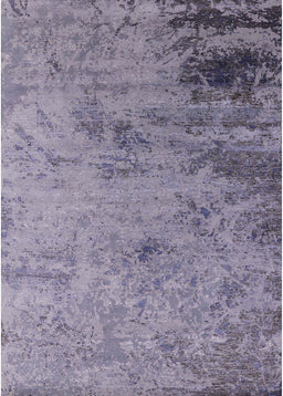Mid-Century Modern Purple Oriental Rug, urb2831