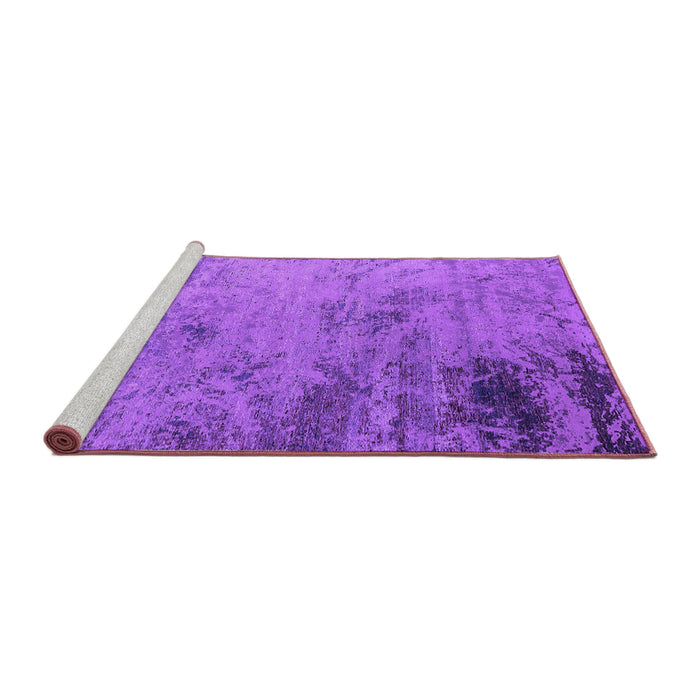 Sideview of Machine Washable Oriental Purple Industrial Area Rugs, wshurb2831pur