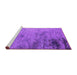 Sideview of Machine Washable Oriental Purple Industrial Area Rugs, wshurb2831pur