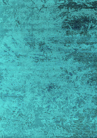 Oriental Turquoise Industrial Rug, urb2831turq