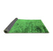 Sideview of Oriental Green Industrial Rug, urb2831grn