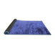 Sideview of Oriental Blue Industrial Rug, urb2831blu