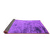 Sideview of Oriental Purple Industrial Rug, urb2831pur