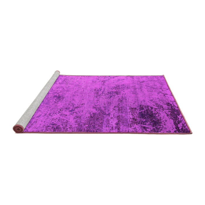 Sideview of Machine Washable Oriental Pink Industrial Rug, wshurb2831pnk