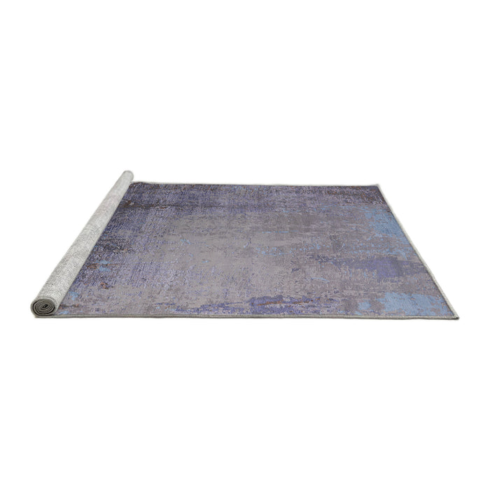 Sideview of Machine Washable Industrial Modern Grape Purple Rug, wshurb2832