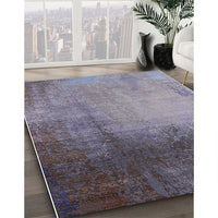 Mid-Century Modern Purple Oriental Rug, urb2832