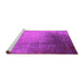 Sideview of Machine Washable Oriental Pink Industrial Rug, wshurb2832pnk