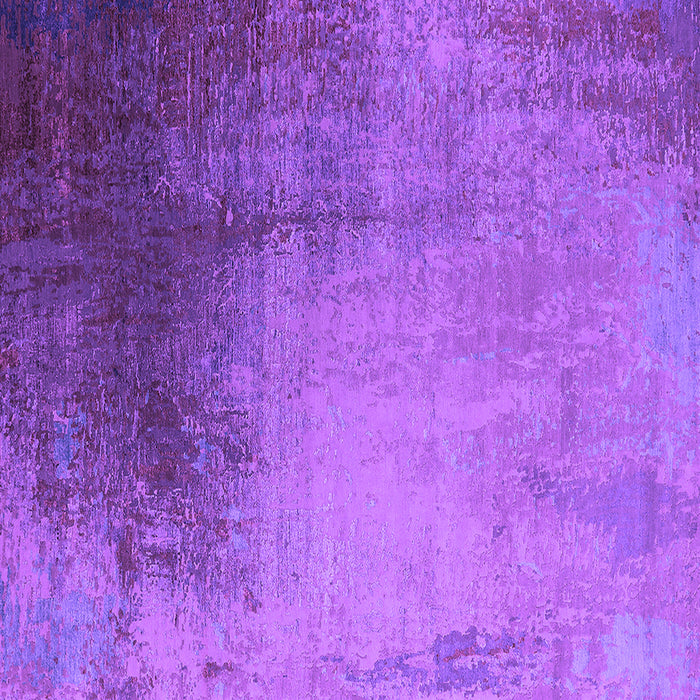 Square Oriental Purple Industrial Rug, urb2832pur