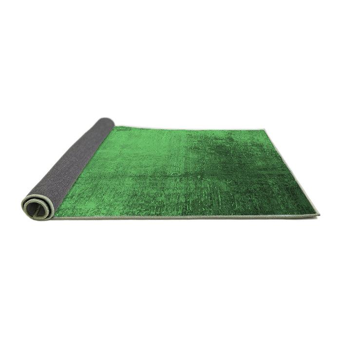 Sideview of Oriental Emerald Green Industrial Rug, urb2832emgrn