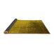 Sideview of Oriental Yellow Industrial Rug, urb2832yw