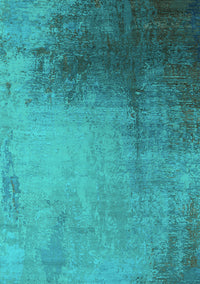 Oriental Turquoise Industrial Rug, urb2832turq