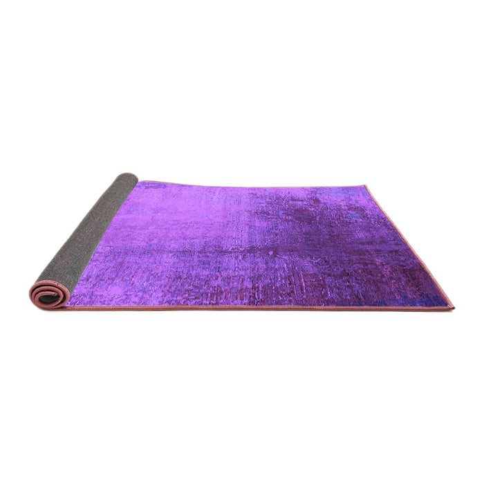Sideview of Oriental Purple Industrial Rug, urb2832pur