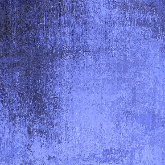 Square Oriental Blue Industrial Rug, urb2832blu