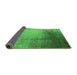 Sideview of Oriental Green Industrial Rug, urb2832grn