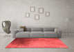 Industrial Red Washable Rugs