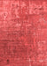 Oriental Red Industrial Area Rugs