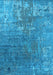 Oriental Light Blue Industrial Rug, urb2833lblu