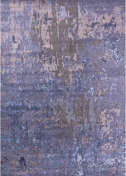 Mid-Century Modern Purple Oriental Rug, urb2833