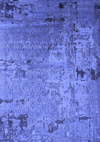 Oriental Blue Industrial Rug, urb2834blu