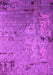 Machine Washable Oriental Pink Industrial Rug, wshurb2834pnk