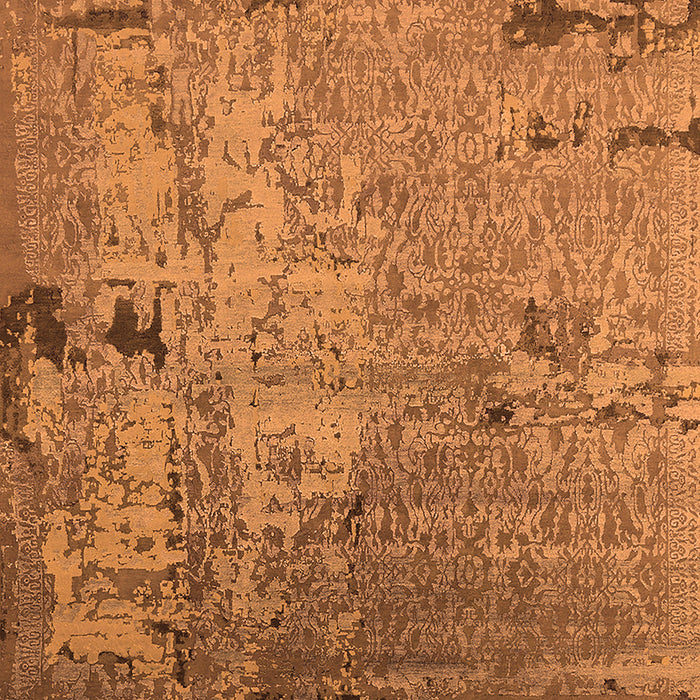 Machine Washable Oriental Orange Industrial Area Rugs, wshurb2834org