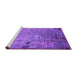 Sideview of Machine Washable Oriental Purple Industrial Area Rugs, wshurb2834pur