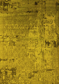 Oriental Yellow Industrial Rug, urb2834yw